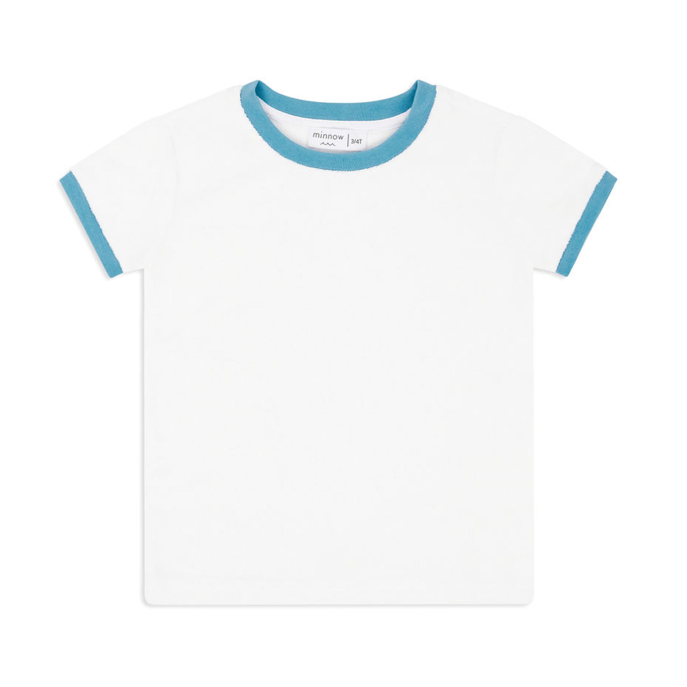 unisex harbor mist french terry ringer tee – minnow