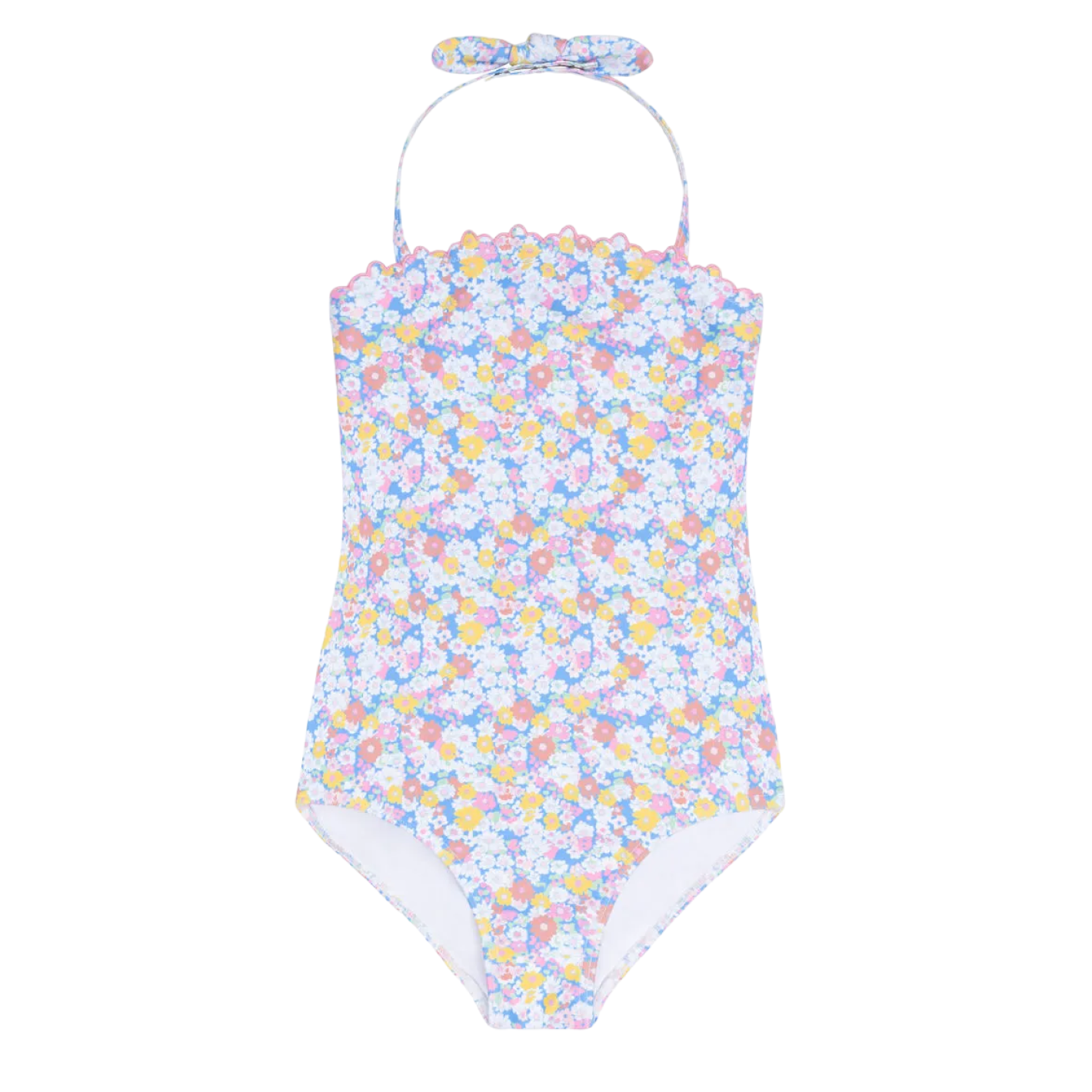 girls jasmine blossom halter one piece – minnow