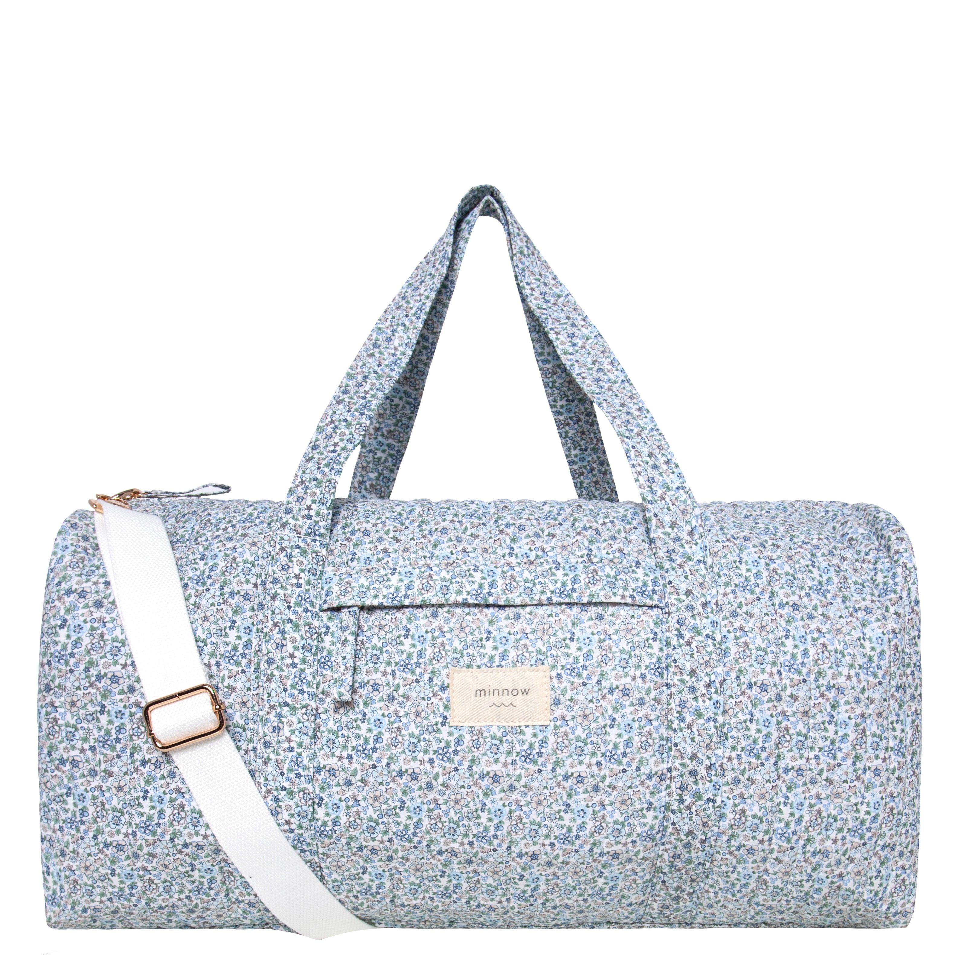 cute travel duffel bag Quilted Duffle for Women Weekender Overnight Bags Lightweight Soft Puffer Bags Carry On Gym Bag with Wet Pocket or weekend trips Travel Icon Duffel Bag