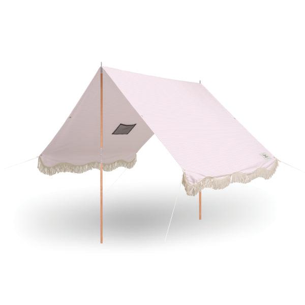 business and pleasure tent business & pleasure premium beach tent, pink stripe
