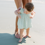 baby sea marsh floral flutter tank bloomer set