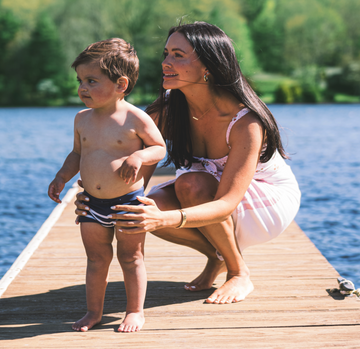 boys navy breton stripe brief