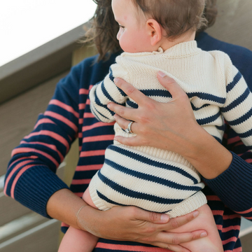 baby breton stripe knit bloomer