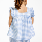 girls oasis blue gingham bloomer set