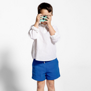 boys cove blue ultra-soft twill short