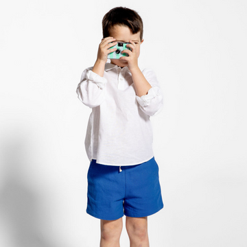 boys cove blue ultra-soft twill shorts