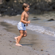 boys powder blue stripe boardie