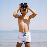 boys powder blue stripe boardie