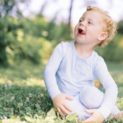 unisex powder blue stripe pima pajamas set