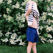boys navy ultra-soft twill short