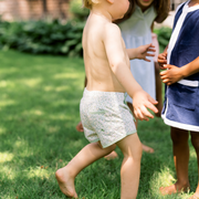 boys sea marsh floral boardie