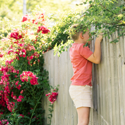 unisex faded rose pocket tee