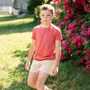 unisex faded rose pocket tee