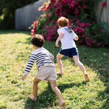 boys navy ultra-soft twill short