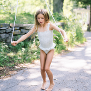 girls sea marsh floral smocked one piece