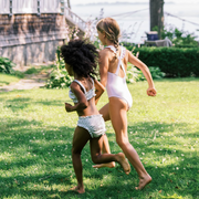 girls sea marsh floral ruffle bikini