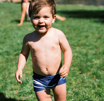 boys navy breton stripe brief