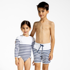 boys breton stripe boardie