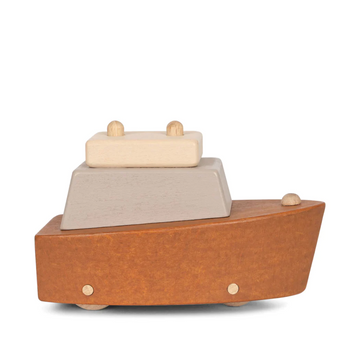 konges slojd winter moss wooden boats