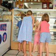 girls poppy red ruffle pointelle tank