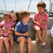 boys newport navy french terry polo