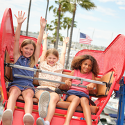 girls poppy red ruffle pointelle tank