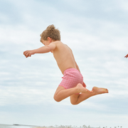 boys poppy gingham boardie