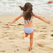 girls blue primrose tie back bikini