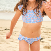 girls blue primrose tie back bikini