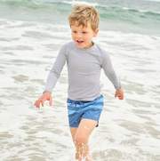 boys newport navy colorblock boardie