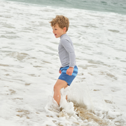 boys newport navy colorblock boardie