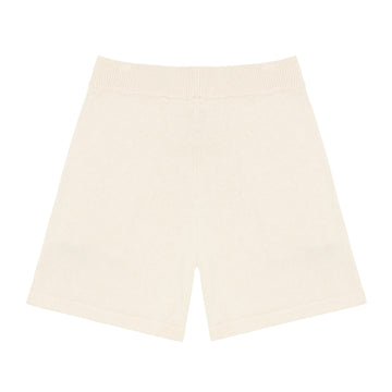 women's cream knit short