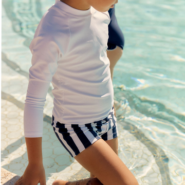 2 pack navy and crane white rashguard