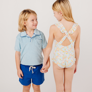 boys cove blue ultra-soft twill short