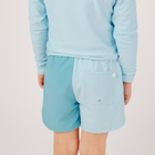 boys pacific blue colorblock boardie