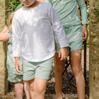 boys pistachio ultra-soft twill short