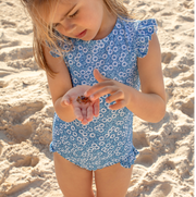 girls rosebay ruffle cap sleeve one piece