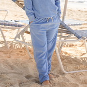 boys clearwater blue french terry pant
