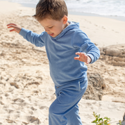unisex clearwater blue french terry hoodie