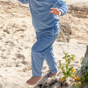 boys clearwater blue french terry pant