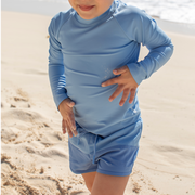 unisex bermuda blue rashguard