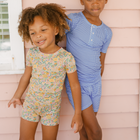 girls Elysian Day shirt and short pajamas set