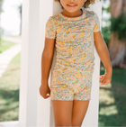 girls Elysian Day shirt and short pajamas set