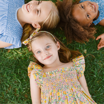 girls headband and scrunchie pack in Elysian Day