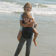unisex navy pocket tee