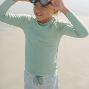 unisex sea marsh green rashguard