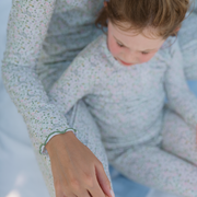 women's sea marsh floral pima pajamas set