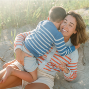 unisex light blue knit short