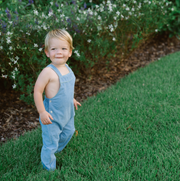 baby lagoon blue corduroy overall