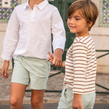 boys pistachio ultra-soft twill short